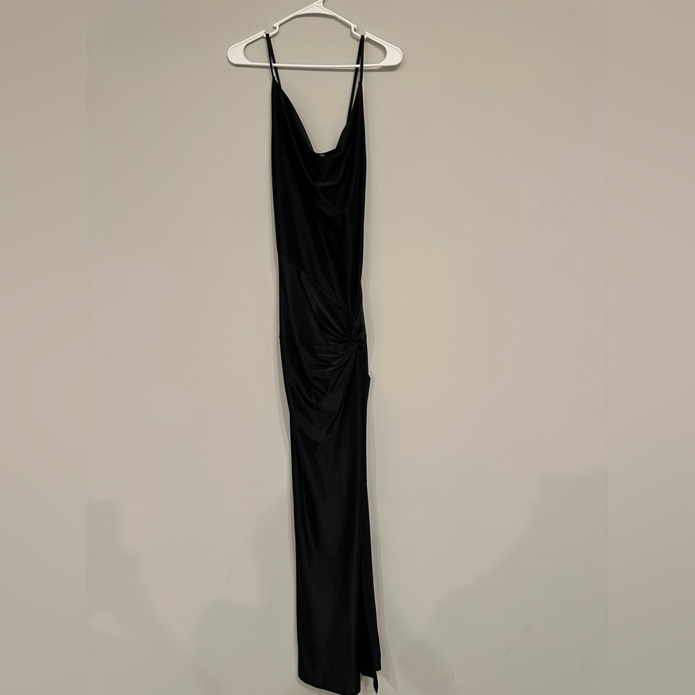 Boohoo Black Maxi Dress